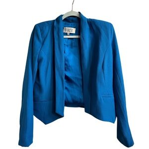 BB DAKOTA Cropped Blue Blazer, size Medium